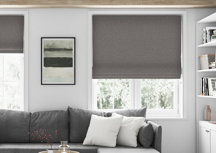 Stamford, Granite - Twist&Fit Roman Blind - Image 3